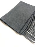 Dark Grey Cashmere Scarf
