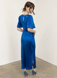 Galaxy Dress Metallic Blue