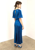 Galaxy Dress Metallic Blue (long)