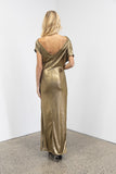 Eva Gold Lamé Dress