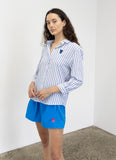 Zoe Stripped Linen Shirt