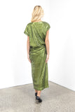 Mercury Dress In Cerise Green Sequin
