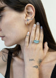 Gold Serpant Studs
