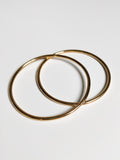 Rosa Bangle Gold Set  (two)