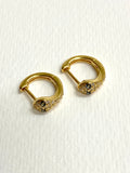 Gold Serpant Studs