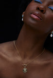Roma T-Bar Necklace Gold